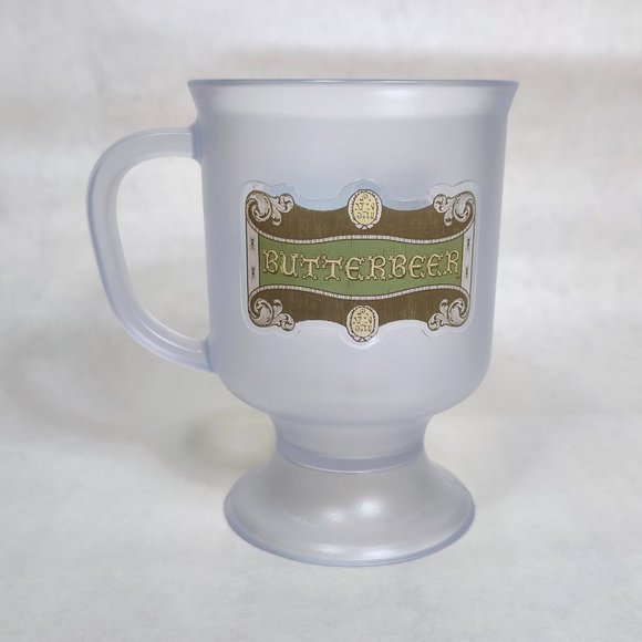 Wizarding World of Harry Potter Butterbeer Mug Footed Plastic Universal Studios - Picture 4 of 9